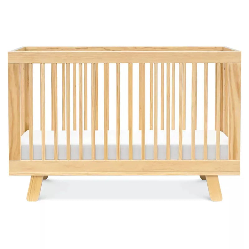 Hudson 3-in-1 Convertible Crib with Toddler Rail - Natural (See Description)