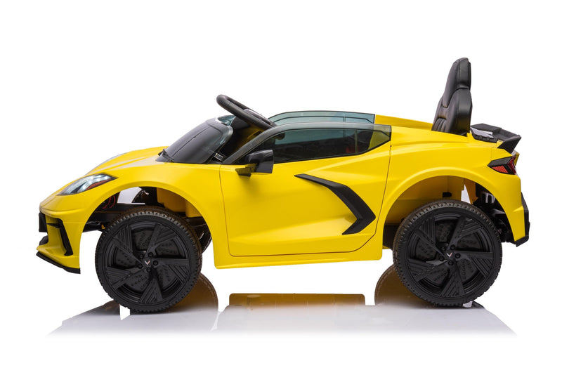 Freddo Toys 12V Chevrolet Corvette C8 Stingray 1-Seater Kids Ride-On Car