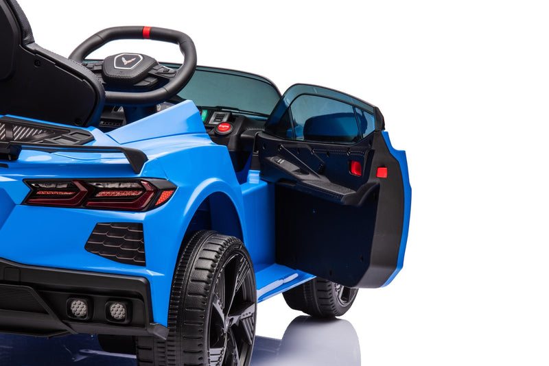 Freddo Toys 12V Chevrolet Corvette C8 Stingray 1-Seater Kids Ride-On Car