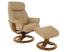 Anne R Recliner with Footstool - Fjords - AmericanHomeFurniture