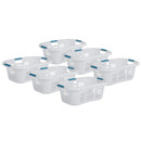 Rubbermaid 2.1-Bushel Small Hip-Hugger Plastic Laundry Basket, White (6-Pack)