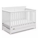 Hadley 5-in-1 Convertible Crib with Drawer - White