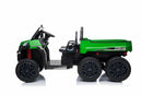 Freddo Toys 24V 6 Wheeler Tractor Trailer 2 Seater Ride-on with Dump Cart and Parental Remote