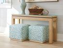 Newport Harbor Raffia Console