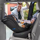 Revolve360 Slim 2-in-1 Rotational Car Seat - Salem Black