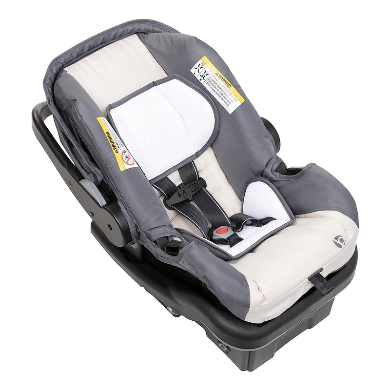 Baby Trend EZ-Lift 35 Plus Ergonomic Lightweight Rear-Facing Infant Car Seat with Multi-Position Base and Cozy Cover - Magnolia Gray