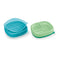 NUK Suction Plates and Lid 2 Pack Blue & Green