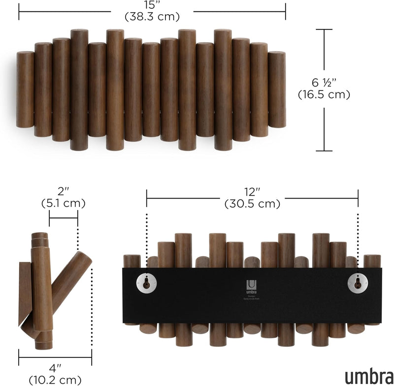 Umbra Picket Wall-Mounted Coat Rack