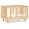 Hudson 3-in-1 Convertible Crib with Toddler Rail - Natural (See Description)