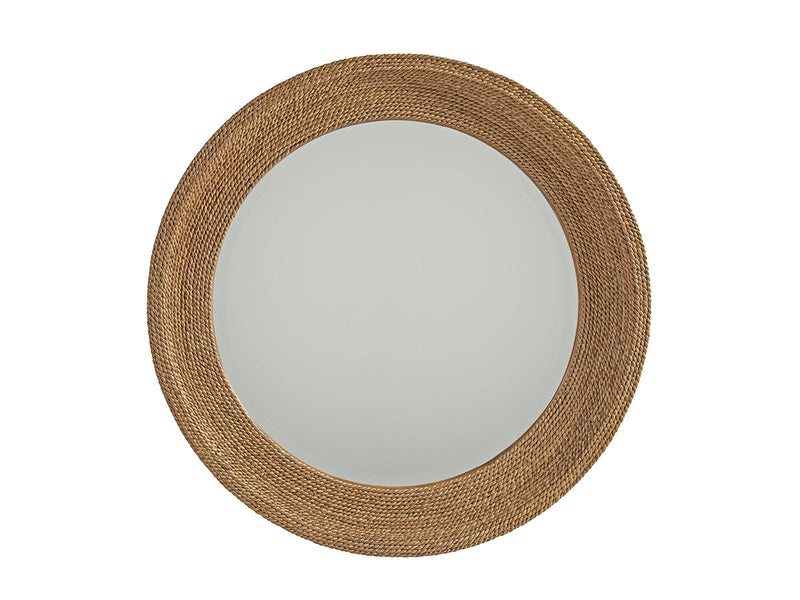 Newport La Jolla Woven Round Mirror