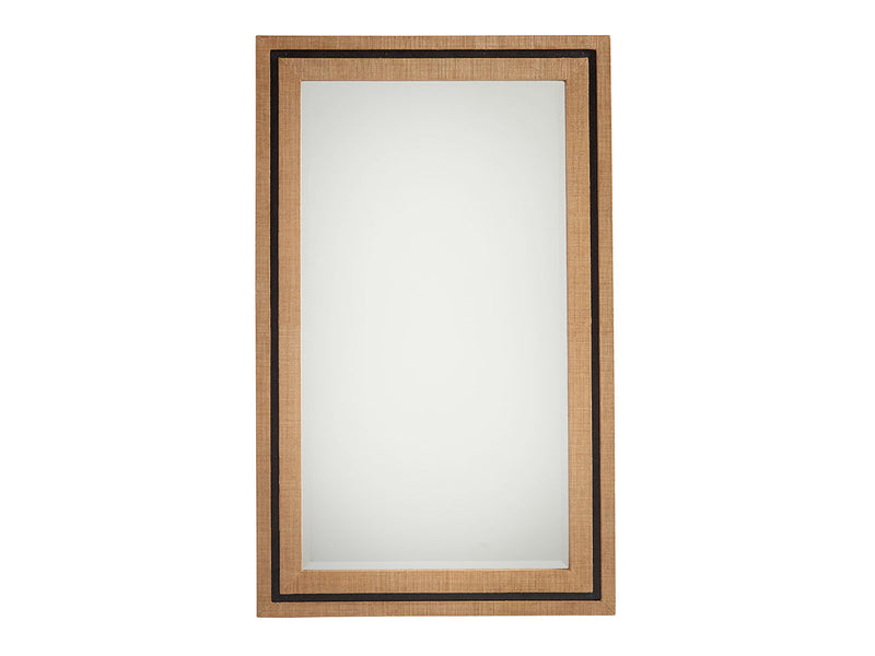 Newport La Costa Rectangular Raffia Mirror