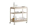 Malibu Anacapa Metal Bar Cart