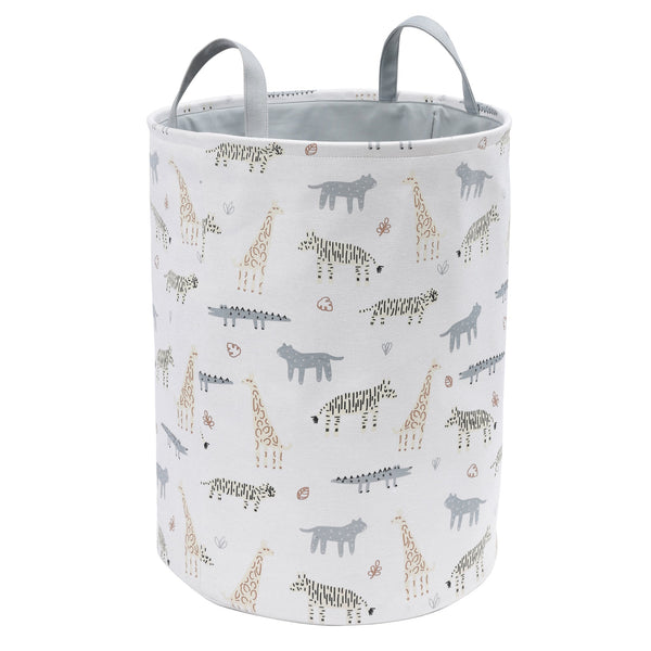 Closet Complete Jungle Animals Round Hamper