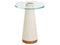 Carmel Castlewood Glass Top Accent Table