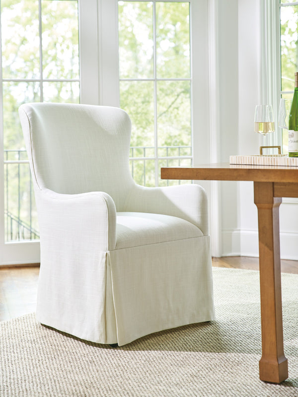 Laguna Aliso Upholstered Host Chair W/Casters