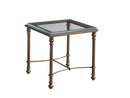 Laguna Bluff Metal And Glass End Table