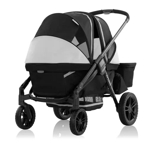 All-Terrain Stroller Wagon with Bassinet Insert (Jetsetter Black)