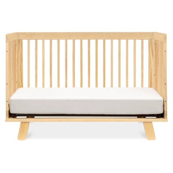 Hudson 3-in-1 Convertible Crib with Toddler Rail - Natural (See Description)