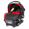 Ally Newborn Baby Infant Car Seat Travel System with Cover - Mars Red