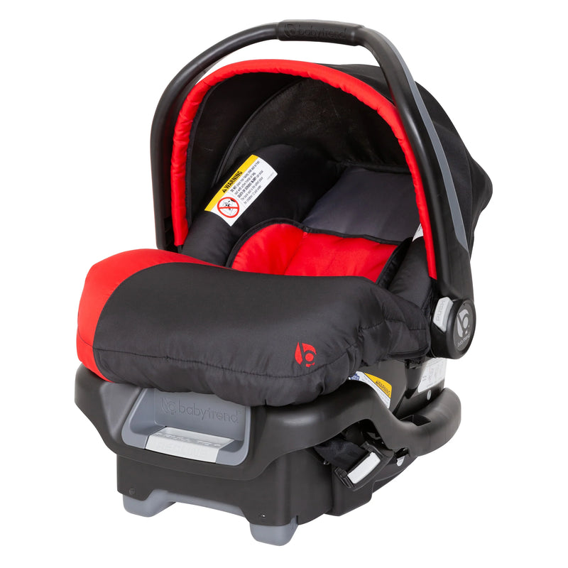 Ally Newborn Baby Infant Car Seat Travel System with Cover - Mars Red