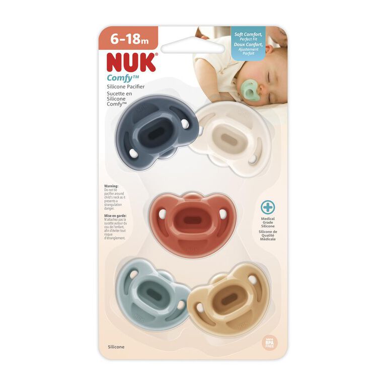 NUK Comfy Pacifier 5pk