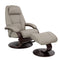 Admiral C Recliner with Footstool - Fjords - AmericanHomeFurniture