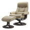 Muldal R Recliner with Footstool - Fjords - AmericanHomeFurniture