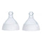 NUK Smooth Flow Pro Anti-Colic Baby Bottle Replacement Nipples 2-Pack