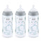 NUK 3pk Smooth Flow Bottle Safari Animals - Elephant