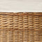 Badger Basket Wicker Two Hamper Set with Liners