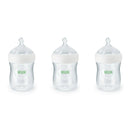 NUK Simply Natural with SafeTemp Clear Baby Bottles 5oz