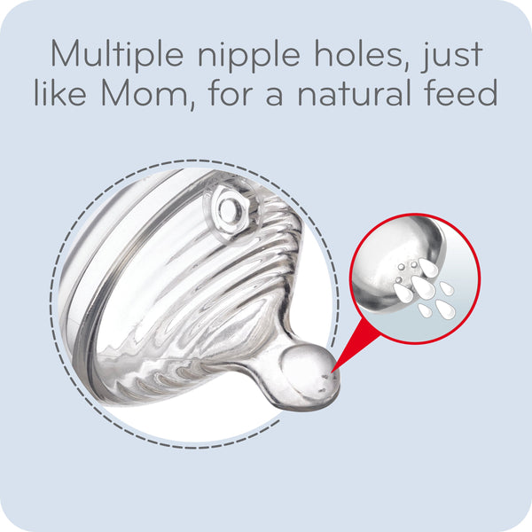 NUK Simply Natural Fast Flow Nipples 2Pk