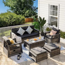 Clatana 6 Pcs Patio Furniture Set with Aluminum Frame