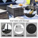 Clatana 6 Pcs Patio Furniture Set with Aluminum Frame