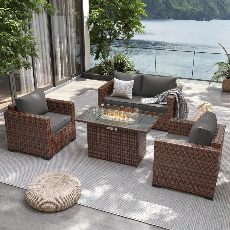 Leonor 6 Piece Patio Furniture Set