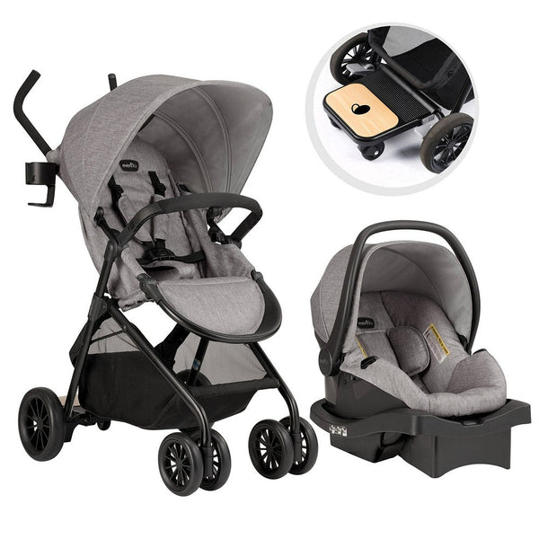 Sibby Travel System with Stroller & Car Seat - Mineral Gray