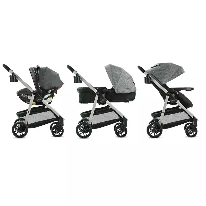 Modes Pramette Travel System with SnugRide Infant Car Seat - Britton