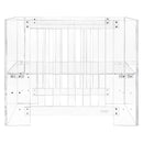 Vetro Mini Crib - Clear Acrylic