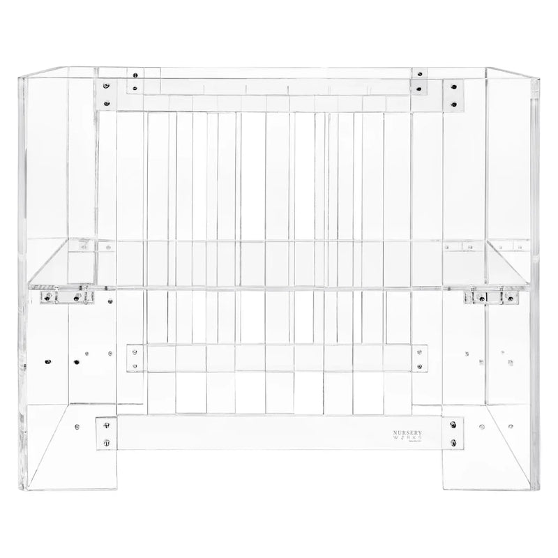 Vetro Mini Crib - Clear Acrylic