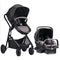 Pivot Modular Travel System With SafeMax Car Seat - Casual Gray