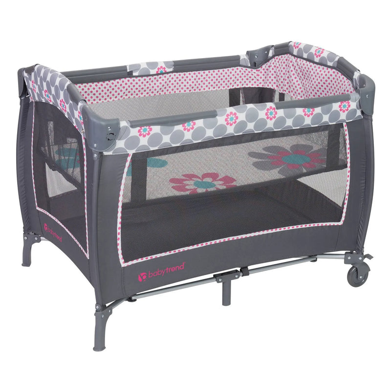 Lil Snooze Deluxe II Nursery Center - Daisy Dots