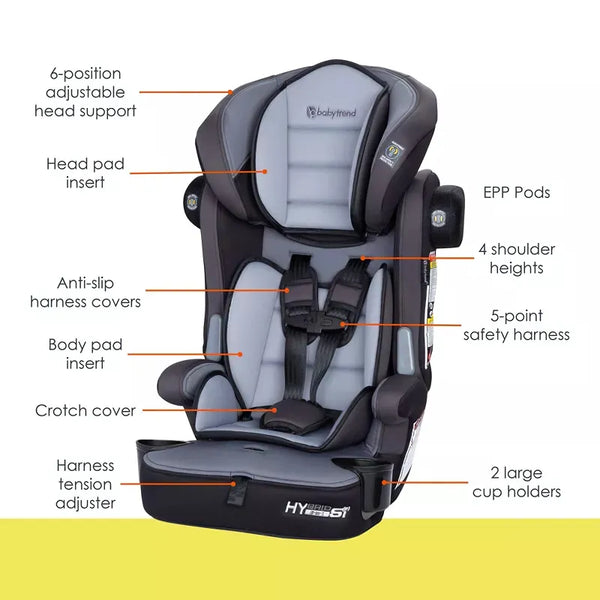 Hybrid SI 3-in-1 Combination Booster Seat - Madrid Black (See Description)