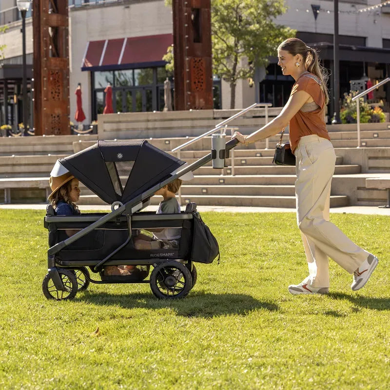 Shyft Rideshare All-Terrain Stroller Wagon - Sterling Black (See Description)