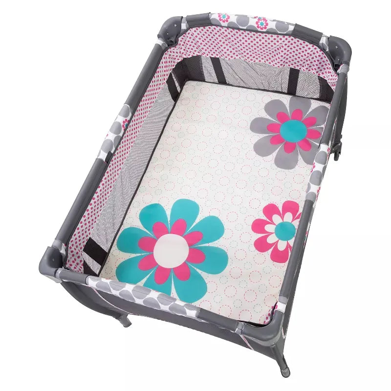 Lil Snooze Deluxe II Nursery Center - Daisy Dots