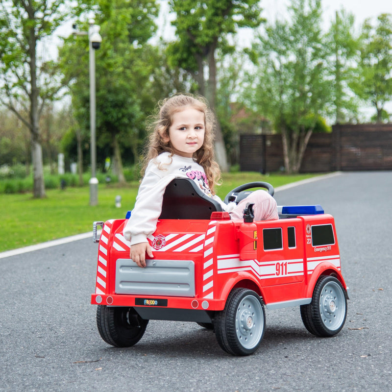 Freddo Toys 12V Firetruck 1 Seater Ride on