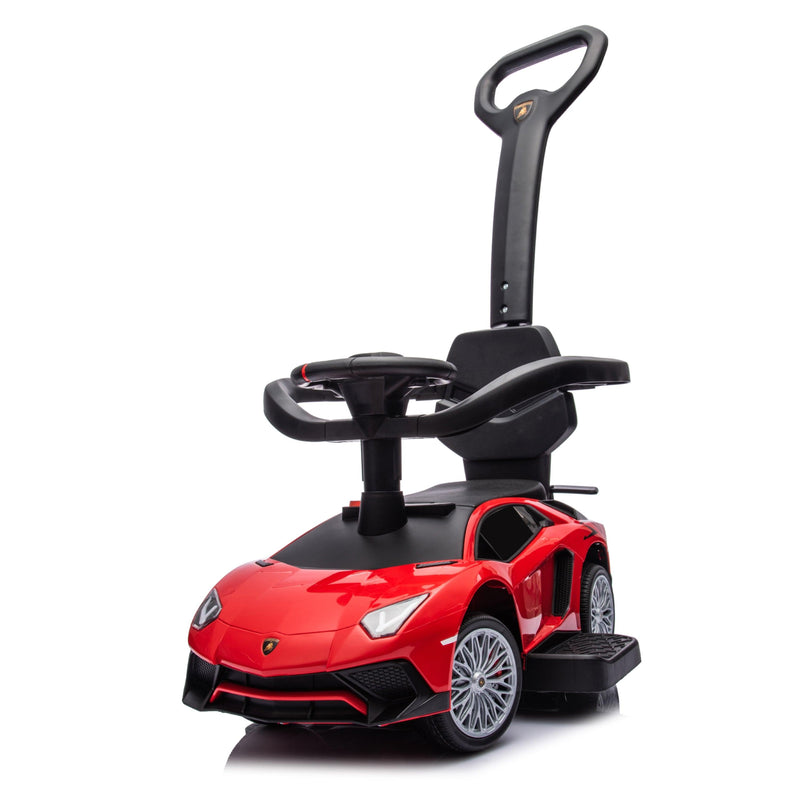 Freddo Toys Lamborghini 3-in-1 Kids Push Ride On Toy Car