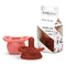 Doddle & Co® Pop & Go Pacifiers - Peach/Rust