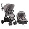 Sibby Travel System with Stroller & Car Seat - Mineral Gray