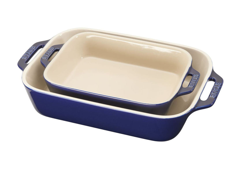 Staub Ceramic Baking Dishes, set of 2