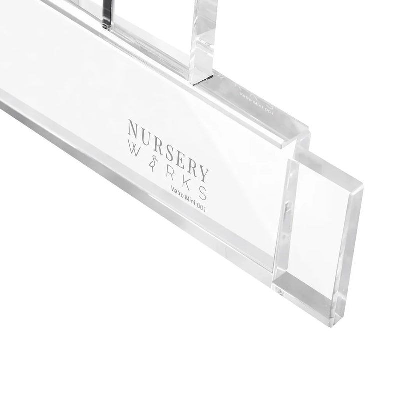 Vetro Mini Crib - Clear Acrylic